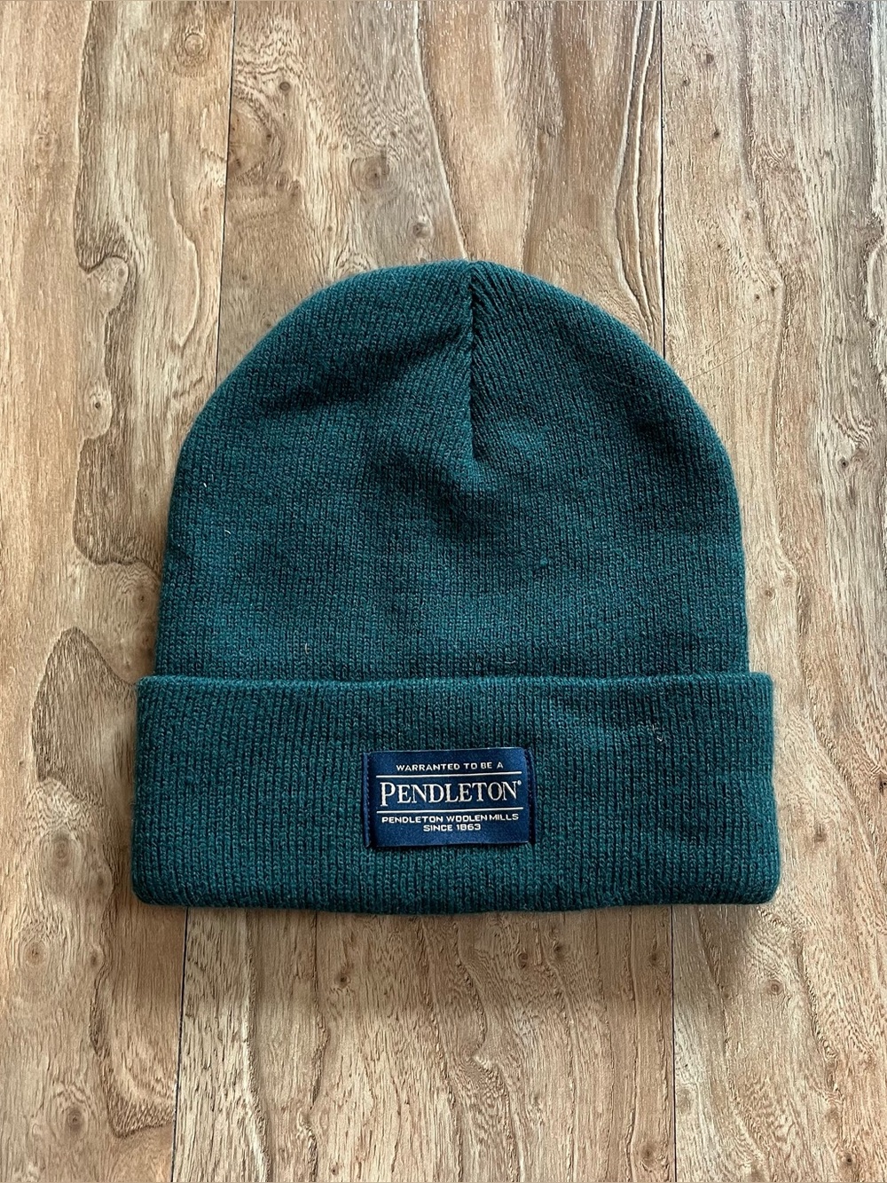 Pendleton Dark Green beanie